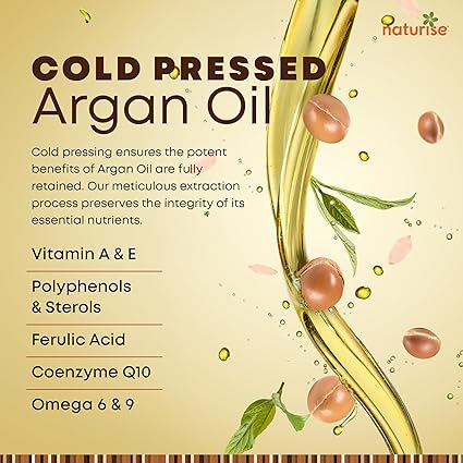 Organic Argan Oil - Organic Argan Oil Cold Pressed Argan Oil of Morocco - Vegan Non-GMO Gluten Free Argan Oil for Hair Growth and Skin Moisture - 100% Pure Moroccan Oil Hair Oil (2 FL. OZ.)