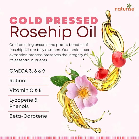 Organic Rosehip Oil for Face - Organic Cold Pressed Rose Hip Oil for Skin and Body Care - Vegan Non-GMO Gua Sha Oil - Rosa Mosqueta Oil, Rosehip Seed Facial Oil for Gua Sha Massage (1 FL. OZ.)