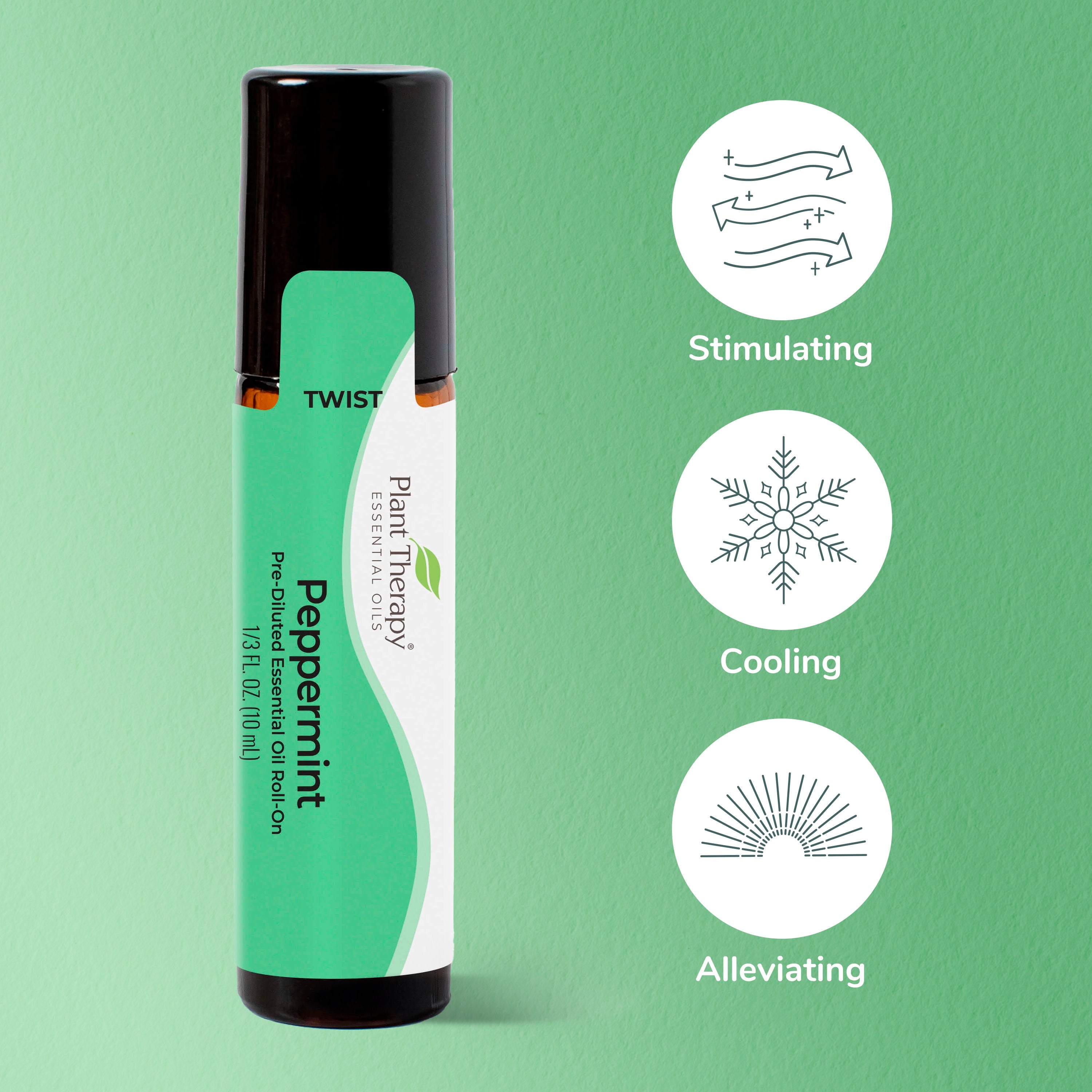 Peppermint Essential Oil Pre-Diluted Roll-On